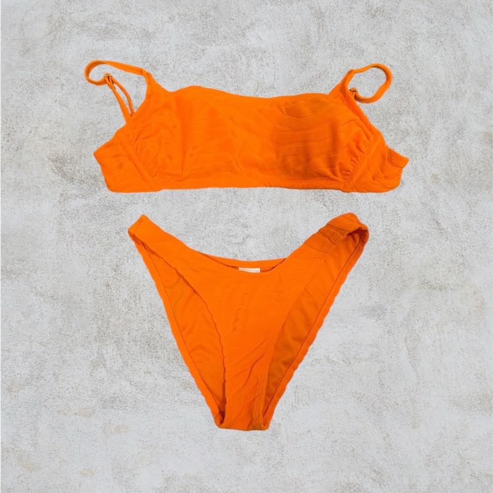 Xhilaration Bright Orange Bikini Set